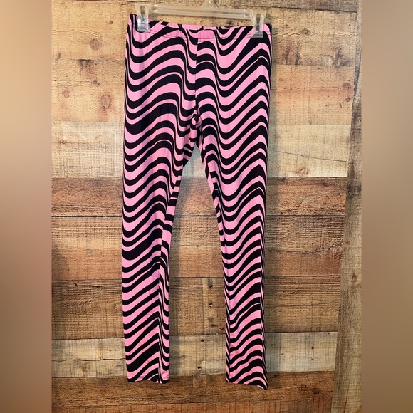 Energie Pants - Energie pink stripe leggings